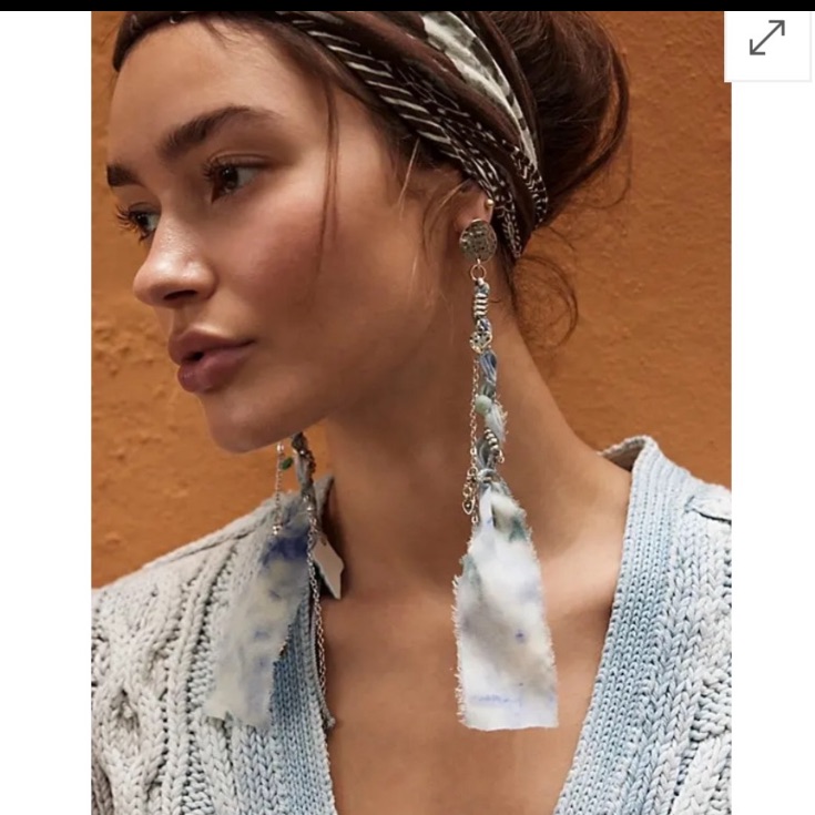 Free People Clearwater Dangle Earrings Nwt 38$